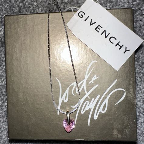 givenchy heart necklace free shipping|givenchy medium lock necklace.